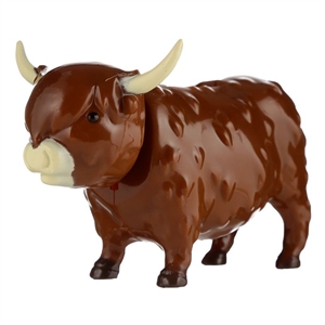 Solcelle figur Brun Hereford Tyr l:11cm